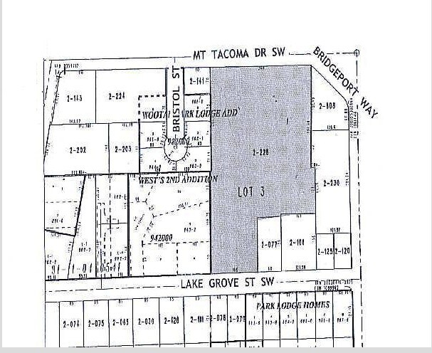 6008 Mount Tacoma Dr SW, Lakewood, WA à vendre Plan cadastral- Image 1 de 2