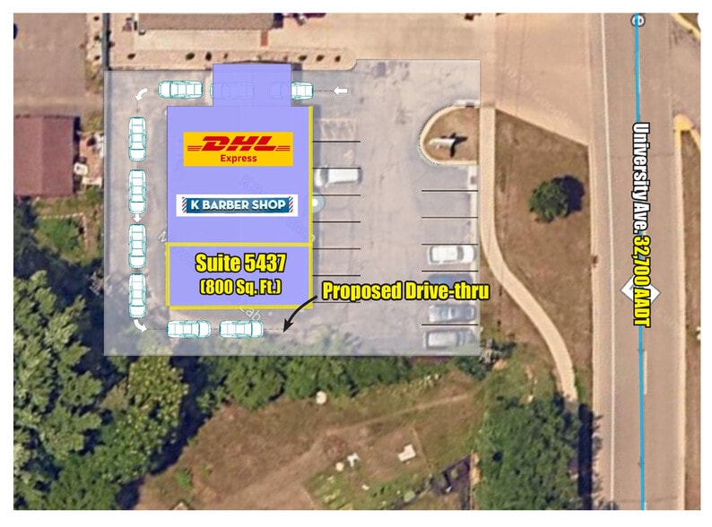 5437 University Ave, Madison, WI for lease - Building Photo - Image 3 of 3