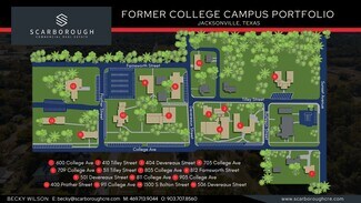 Plus de détails pour Former College Campus Portfolio – à vendre, Jacksonville, TX