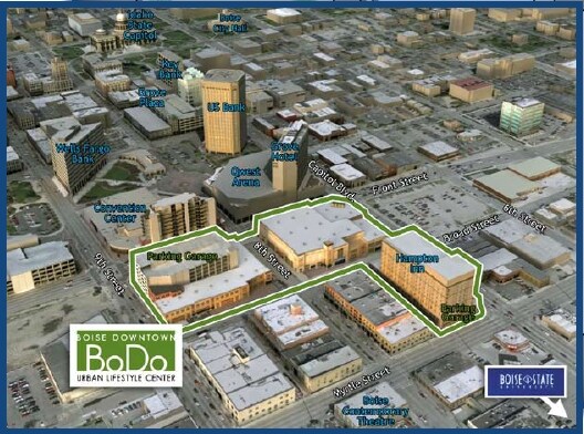 398 S 9th St, Boise, ID à louer - Aérien - Image 2 de 14