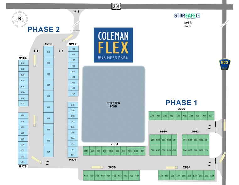 2836 County Road 523, Coleman, FL à louer - Plan de site - Image 1 de 11