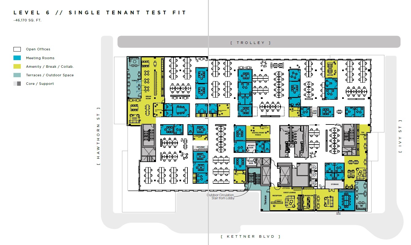 2100 Kettner Blvd, San Diego, CA for lease Floor Plan- Image 1 of 1