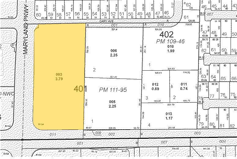 Maryland Pky, Las Vegas, NV for lease - Plat Map - Image 3 of 4