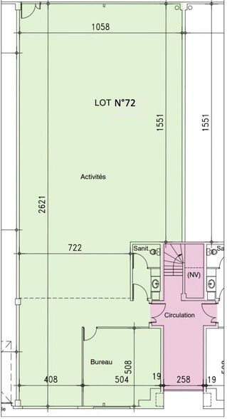 Flex in Vitry-sur-Seine for lease - Floor Plan - Image 2 of 13