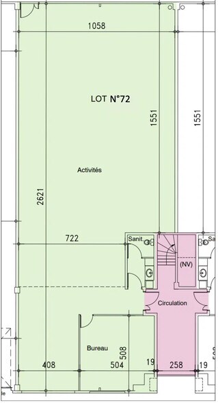 Flex dans Vitry-sur-Seine à louer - Plan d’étage - Image 2 de 13