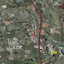 1025 S Main St, Red Bluff, CA - Aerial  map view