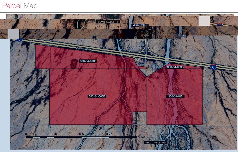 I-8 & Vekol Valley Road Interchange, Stanfield, AZ à vendre - Aérien - Image 1 de 4