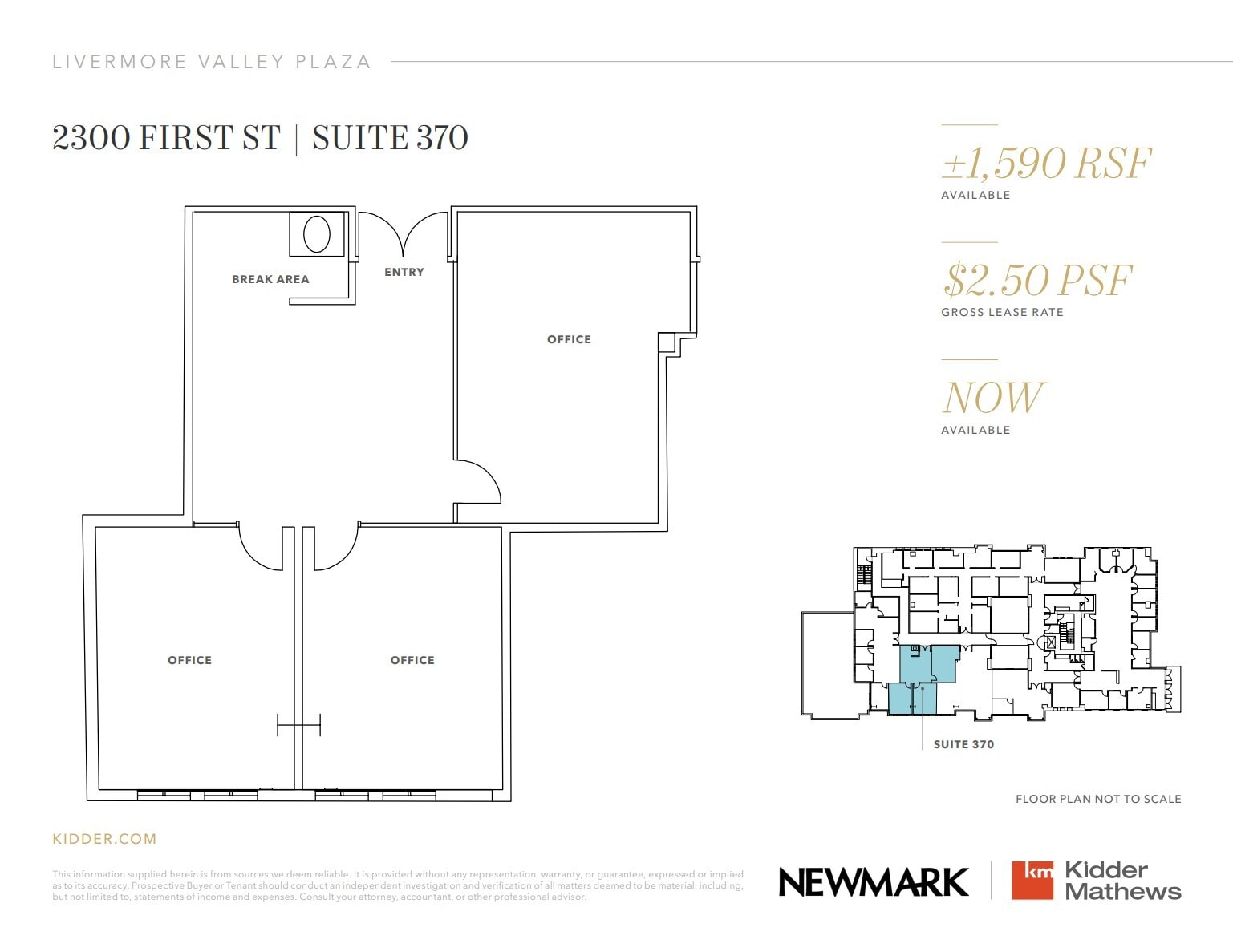 2470 1st St, Livermore, CA for lease Floor Plan- Image 1 of 1