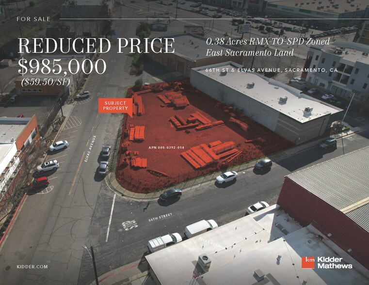 66th St & Elvas Avenue St, Sacramento, CA for sale - Primary Photo - Image 1 of 4