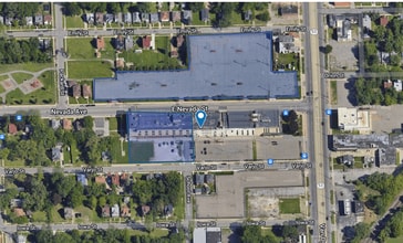 7616 E Nevada St, Detroit, MI - Aérien Vue de la carte