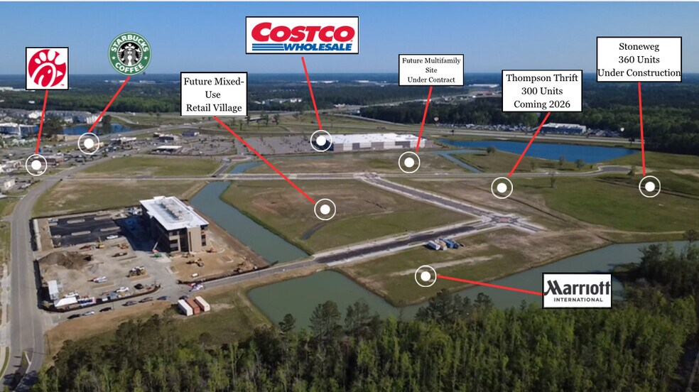 Pooler Parkway and Mosaic Circle, Pooler, GA à louer - Aérien - Image 2 de 11