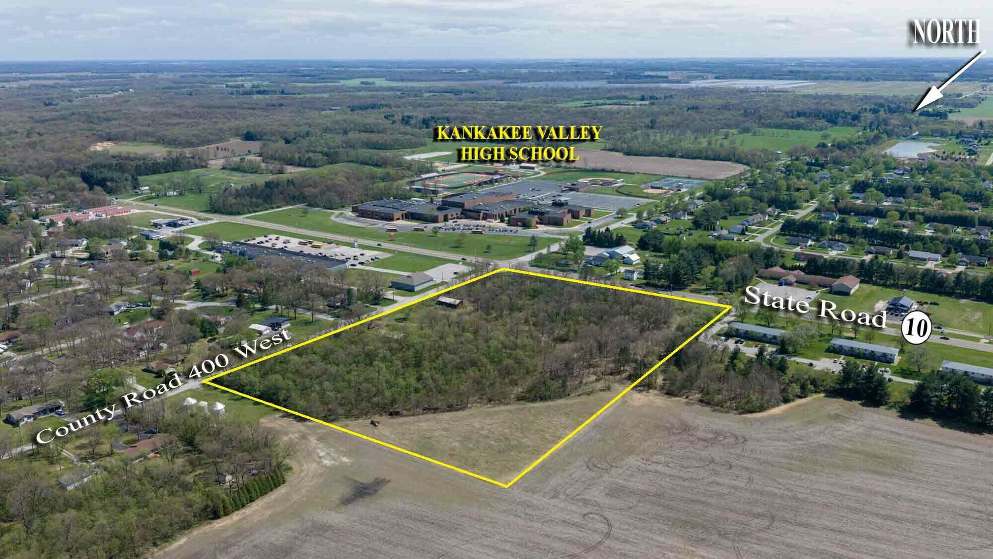 State Road 10/County Road 400 West, Wheatfield, IN à vendre Photo principale- Image 1 de 9