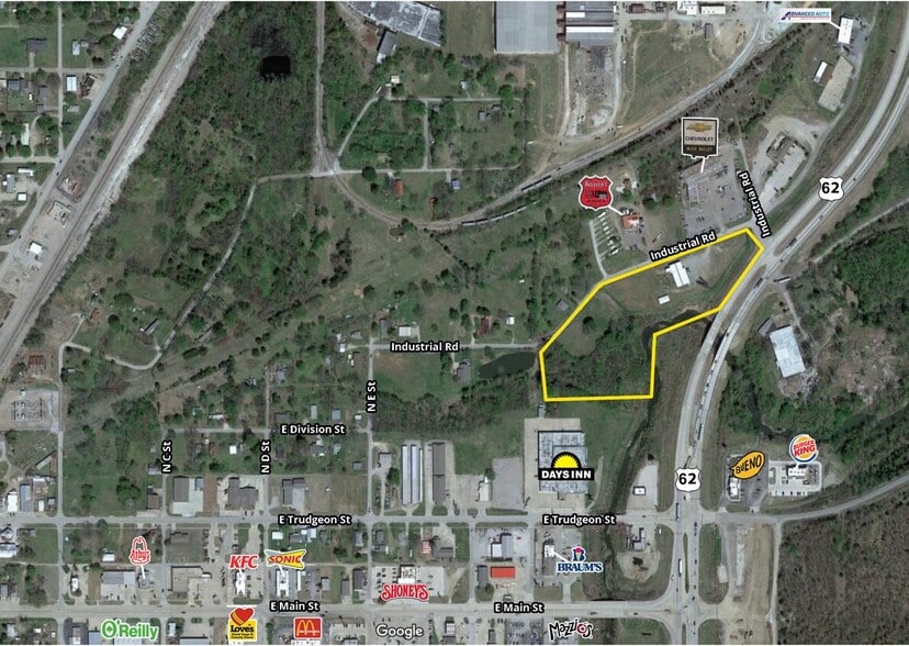 811 E Industry Rd, Henryetta, OK à vendre - Aérien - Image 3 de 15