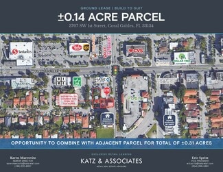 More details for 3707 SW 1st St, Coral Gables, FL - Land for Lease