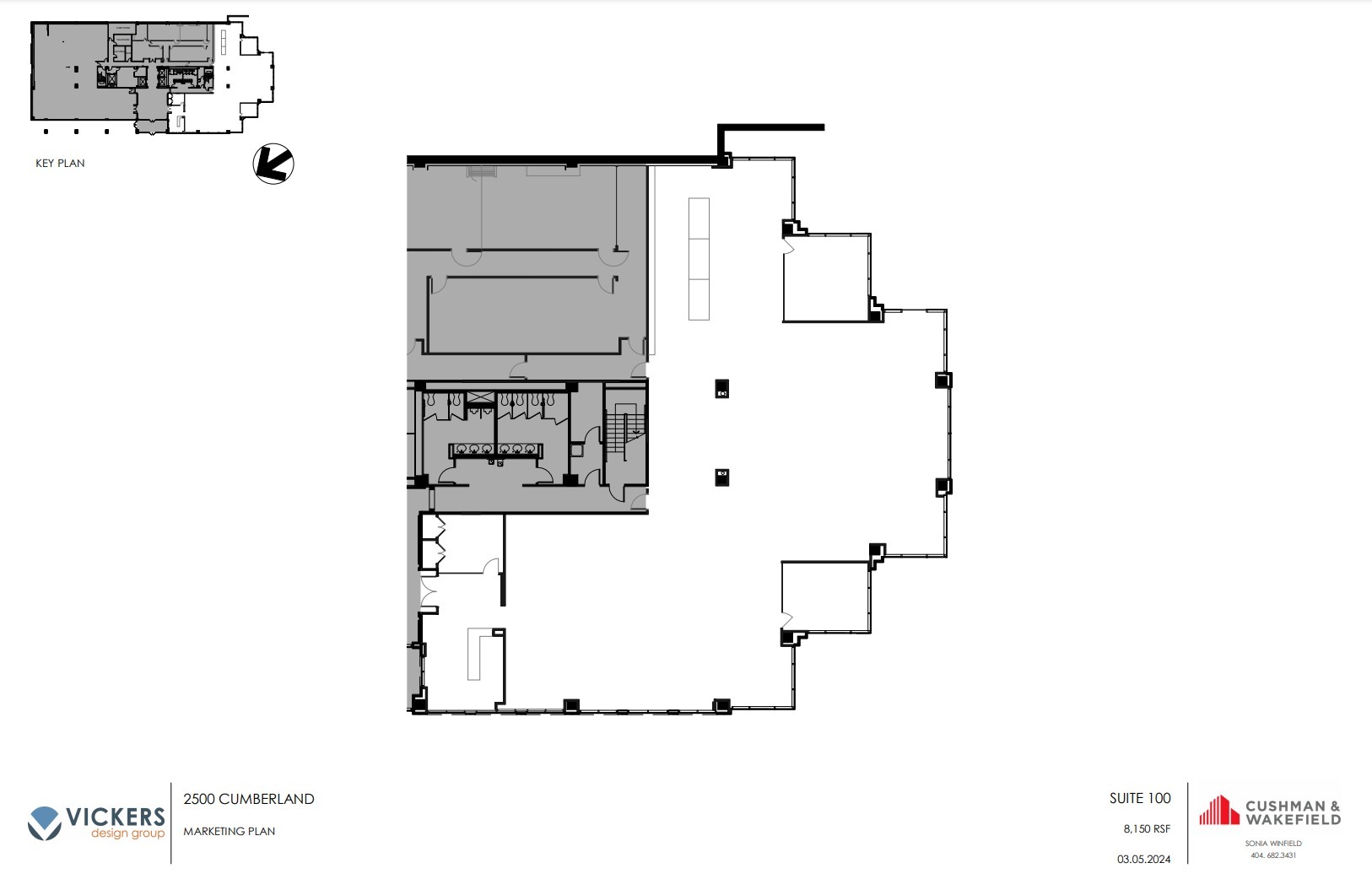 2500 Cumberland Pky SE, Atlanta, GA à louer Plan d  tage- Image 1 de 1