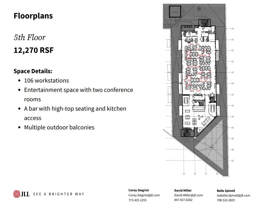 2545 W Diversey Ave, Chicago, IL for lease Floor Plan- Image 1 of 1