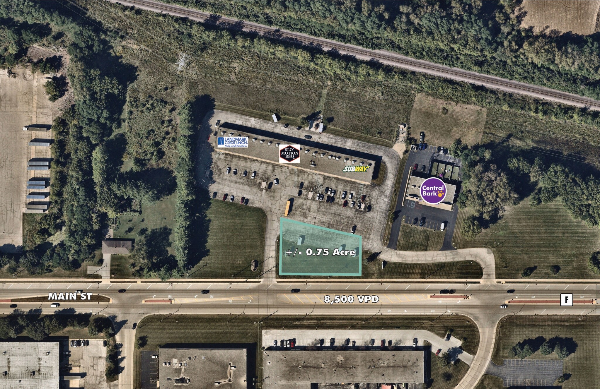 N64W22622 Main St, Sussex, WI for sale Aerial- Image 1 of 4