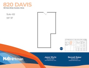 820 Davis St, Evanston, IL for lease Floor Plan- Image 1 of 1