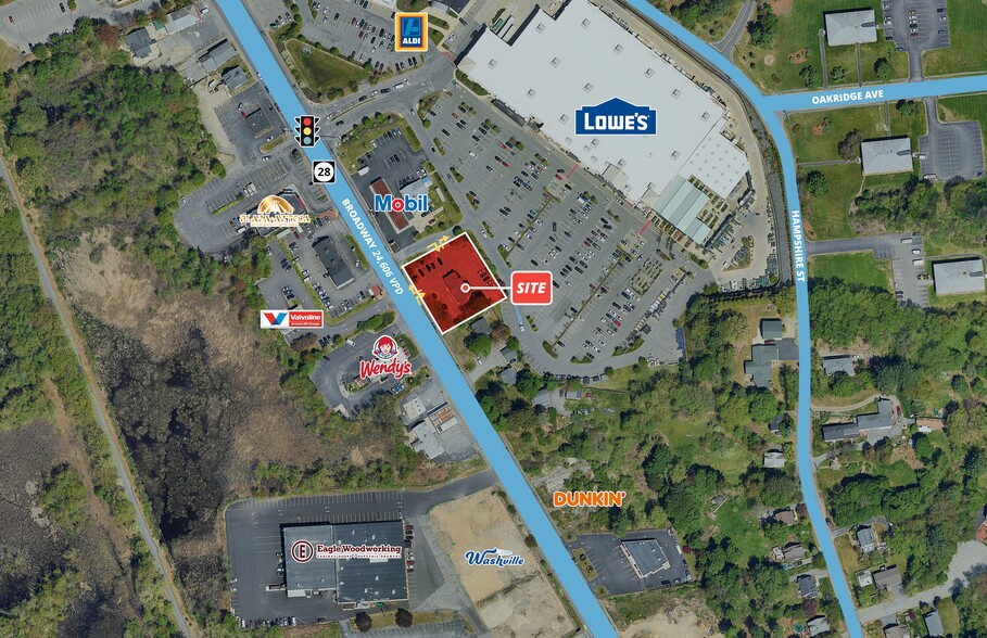 547 Broadway, Methuen, MA for sale - Aerial - Image 2 of 4