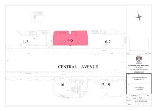 88-90 Gracechurch St, Londres à louer Plan de site- Image 1 de 2