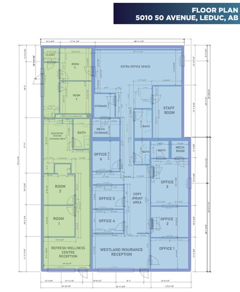 Leduc and Beaumont Properties for Sale portefeuille de 2 propriétés à vendre sur LoopNet.ca - Plan d’étage - Image 2 de 2