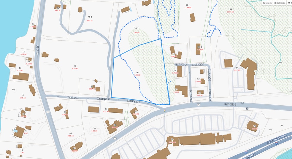 1 Huntley Rd, Old Lyme, CT for sale - Plat Map - Image 2 of 5
