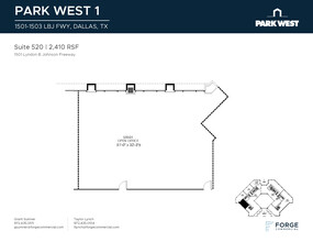 1501-1507 Lyndon B Johnson Fwy, Dallas, TX for lease Floor Plan- Image 2 of 3