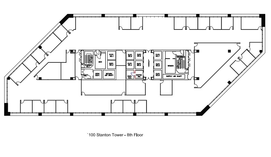100 N Stanton St, El Paso, TX for lease Floor Plan- Image 1 of 1