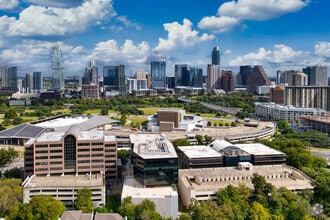801 Barton Springs Rd, Austin, TX - AERIAL  map view