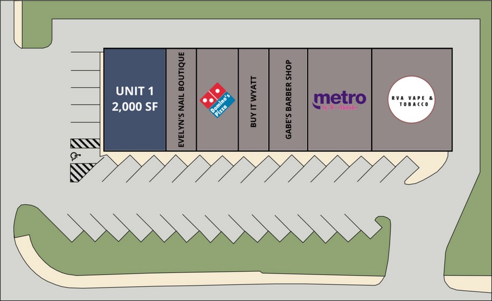 4312-4322 W Hundred Rd, Chester, VA à louer - Photo du bâtiment - Image 2 de 4