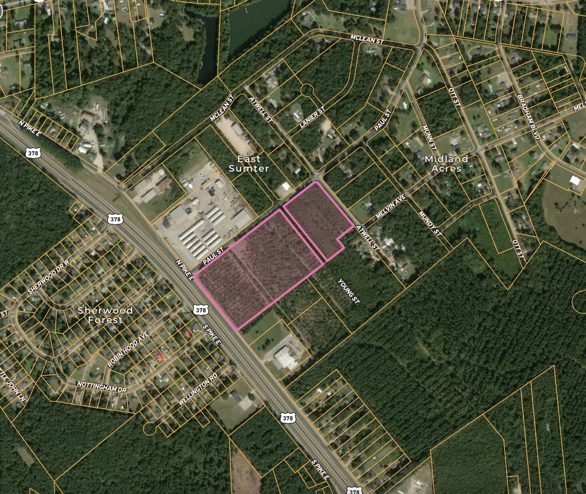 N Pike Rd, Sumter, SC à vendre Aérien- Image 1 de 2