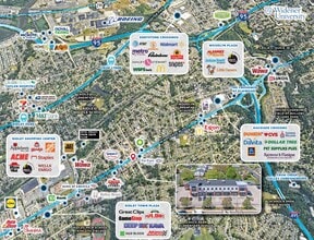 501-537 W MacDade Boulevard, Folsom, PA - Aerial  map view