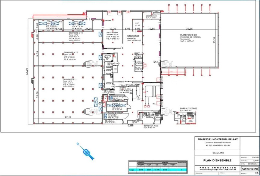 534 Rue De Méron, Montreuil-Bellay for lease - Floor Plan - Image 3 of 4