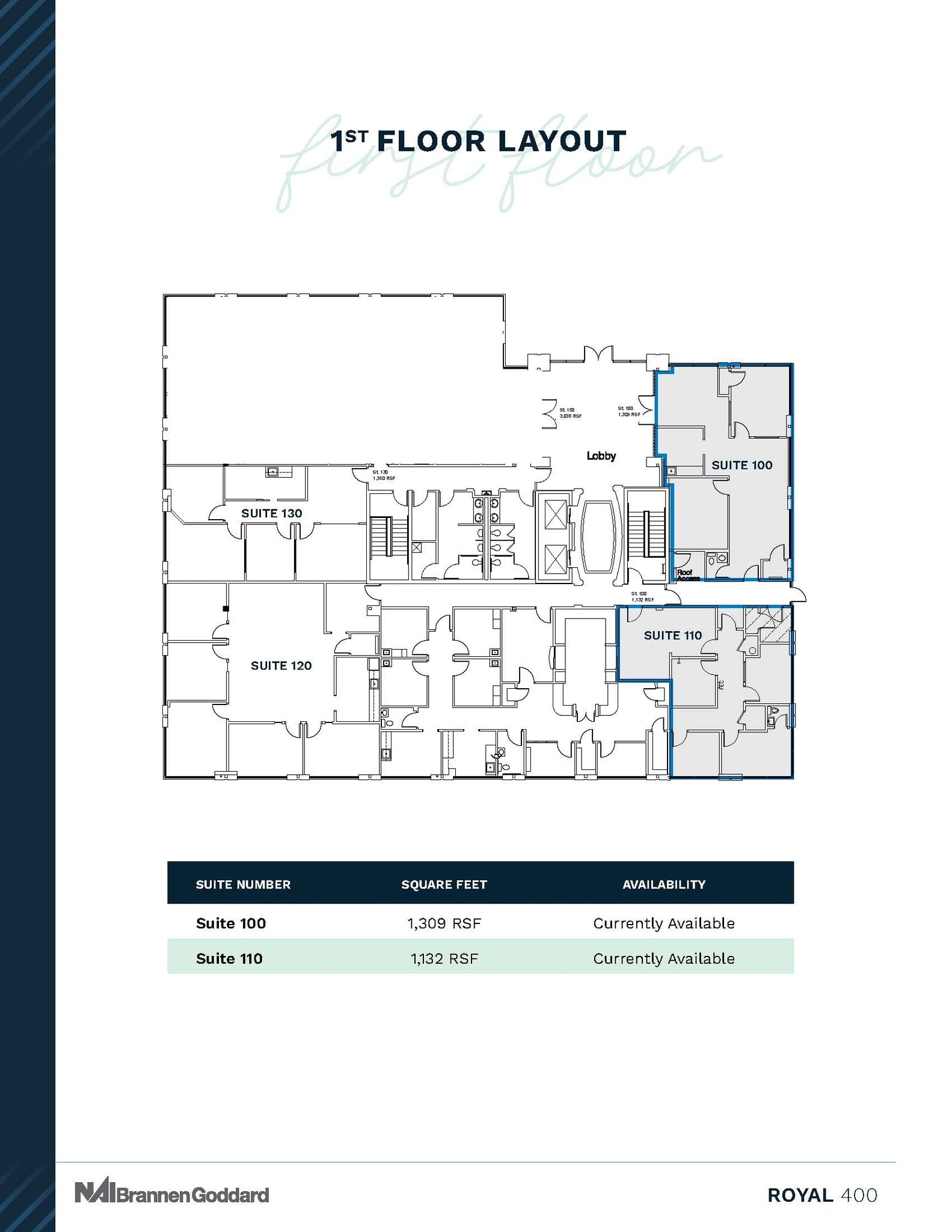 3005 Royal Blvd S, Alpharetta, GA à louer Plan d’étage- Image 1 de 1