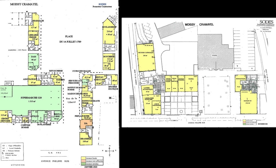 20 Rue De La Liberté, Moissy-Cramayel, Moissy-Cramayel for lease - Site Plan - Image 2 of 2