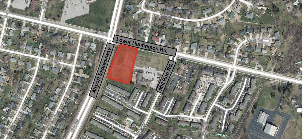 7200 Block Mill Run Rd, Fort Wayne, IN for sale - Aerial - Image 2 of 3