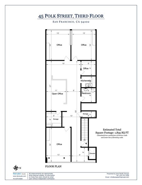 39-45 Polk St, San Francisco, CA à louer - Plan d’étage - Image 2 de 43