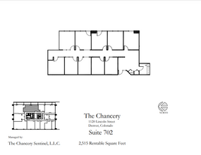 1120 Lincoln St, Denver, CO à louer Plan d  tage- Image 1 de 1