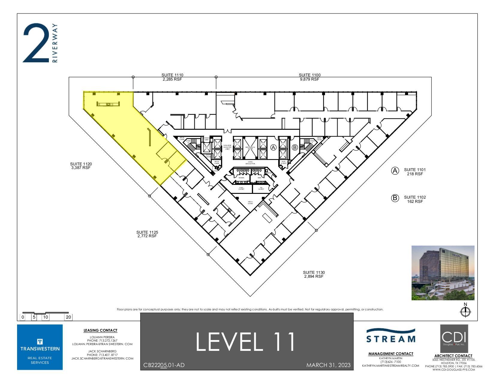 2 Riverway, Houston, TX for lease Floor Plan- Image 1 of 1