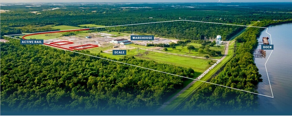 3607 English Turn Rd, Braithwaite, LA à louer - Aérien - Image 3 de 9