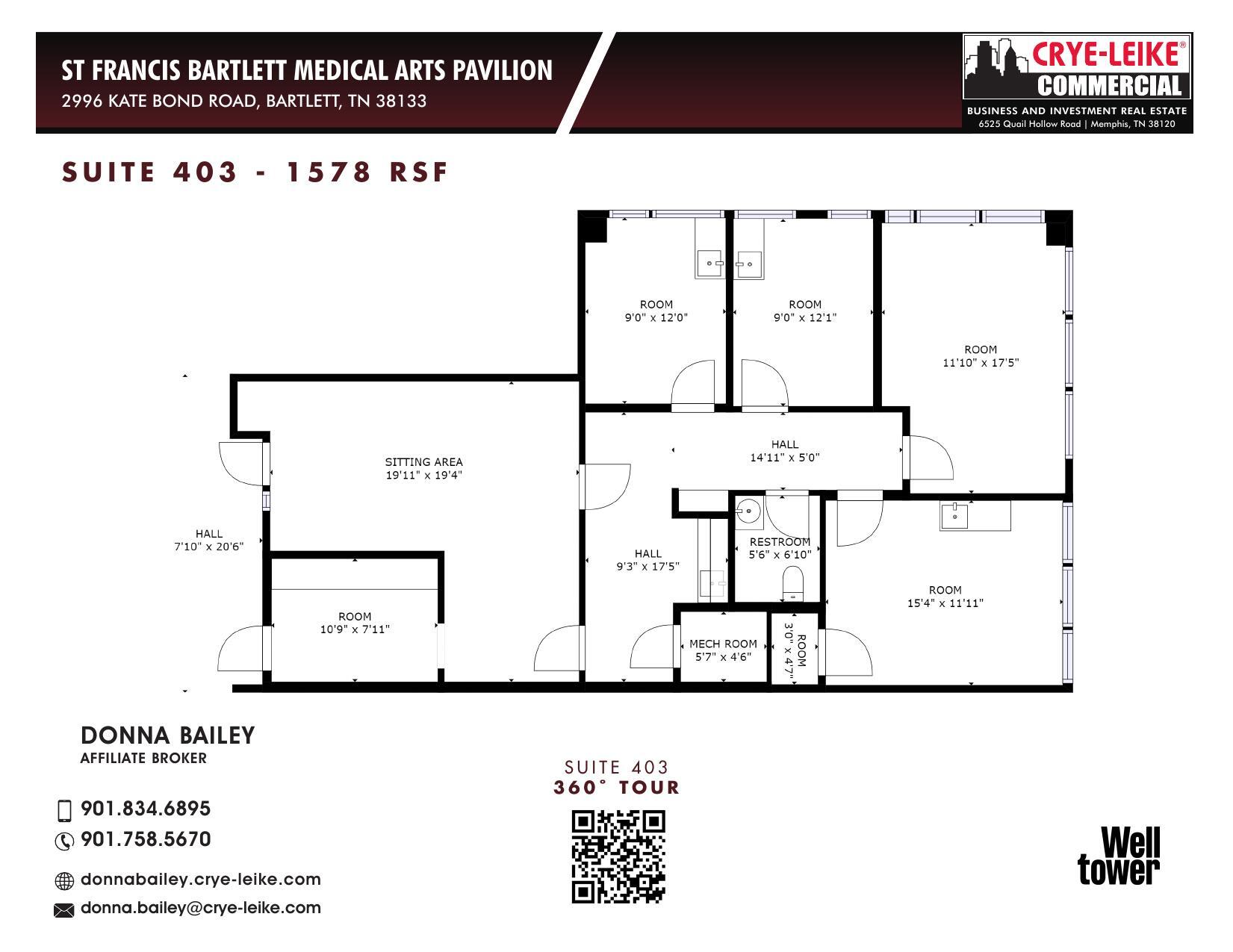 2996 Kate Bond Rd, Bartlett, TN for lease Floor Plan- Image 1 of 1