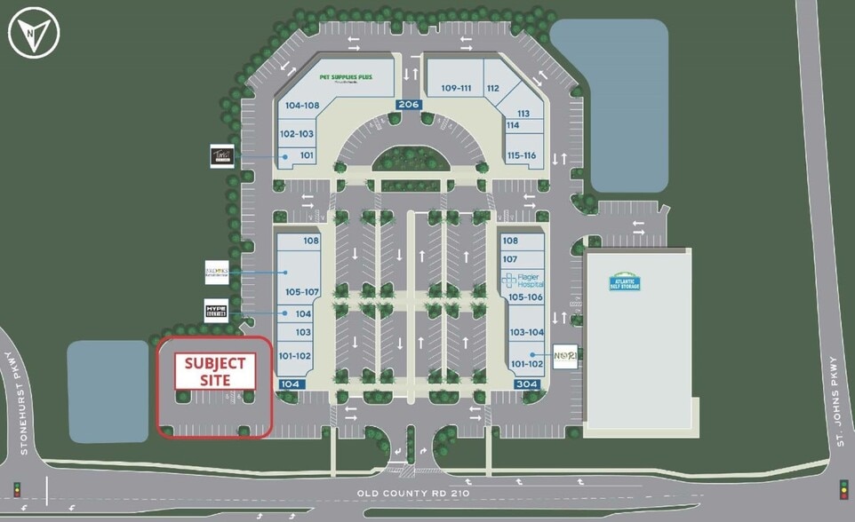 104-304 Ashourian Avenue, Saint Augustine, FL à louer - Photo du bâtiment - Image 2 de 3