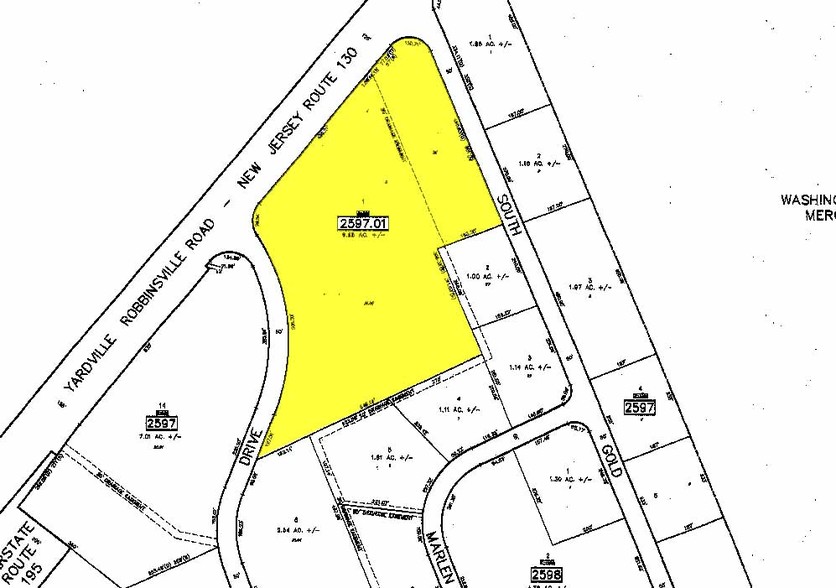 2 S Gold Dr, Hamilton, NJ à louer - Plan cadastral - Image 2 de 3