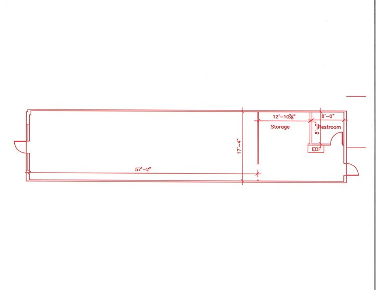 7721 Airport Blvd, Mobile, AL for lease - Floor Plan - Image 2 of 2