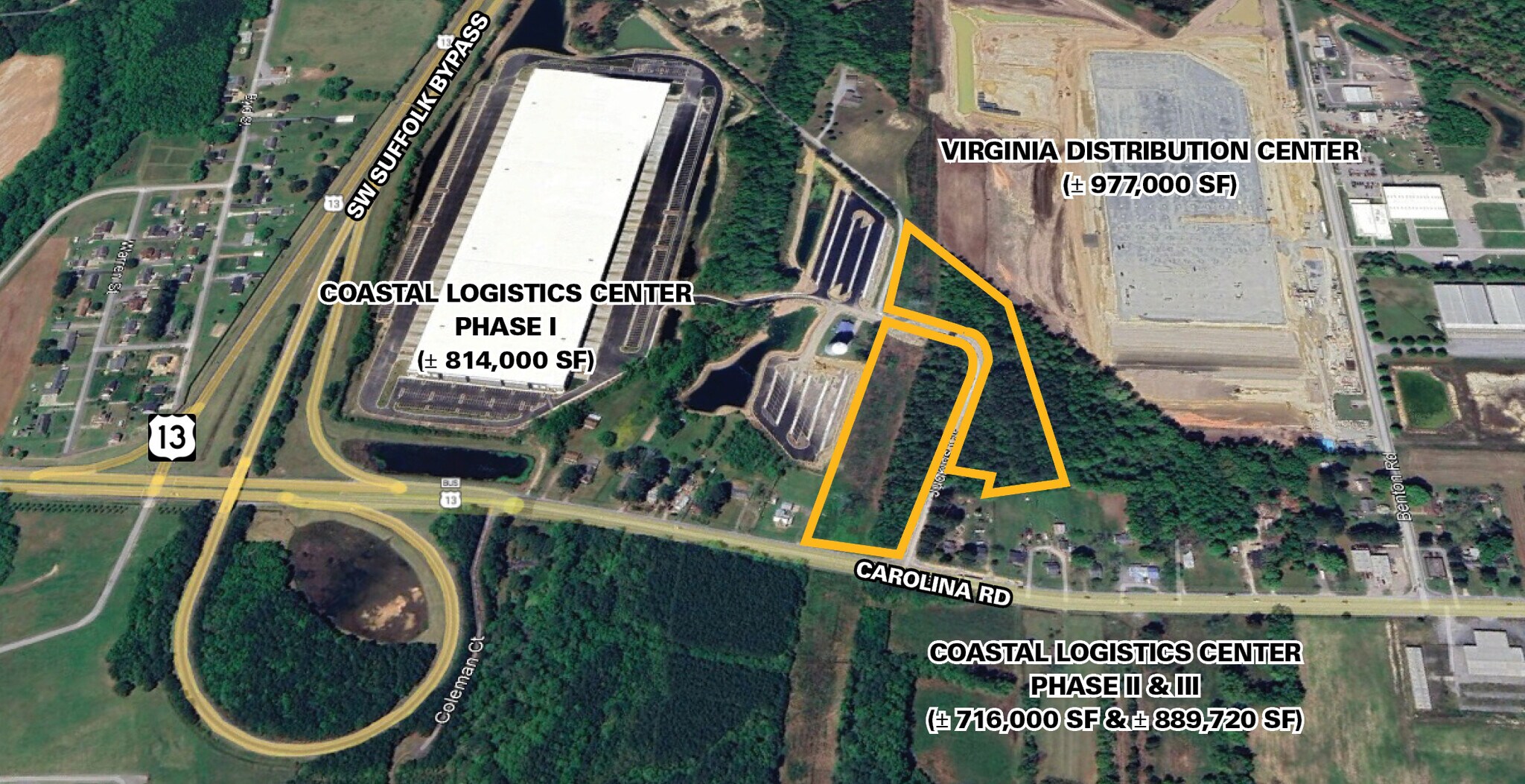 Judkins Court, Suffolk, VA for lease Aerial- Image 1 of 2