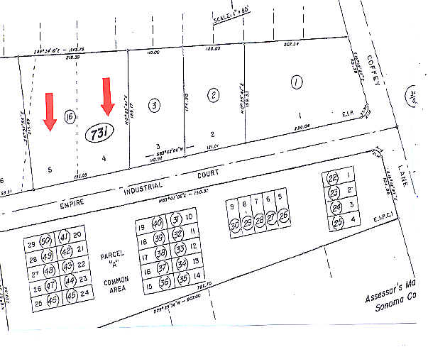 1813 Empire Industrial Ct, Santa Rosa, CA à louer - Plan cadastral - Image 2 de 9