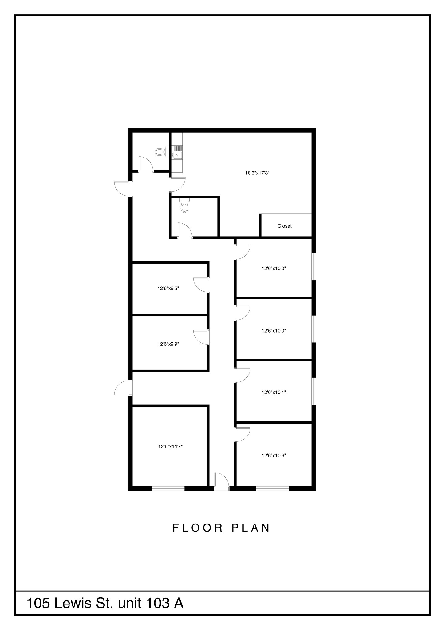 103-107 Lewis St, Fort Walton Beach, FL for lease Site Plan- Image 1 of 24