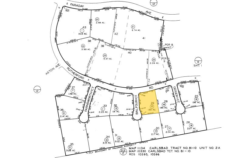 5924 Balfour Ct, Carlsbad, CA for lease - Plat Map - Image 2 of 3