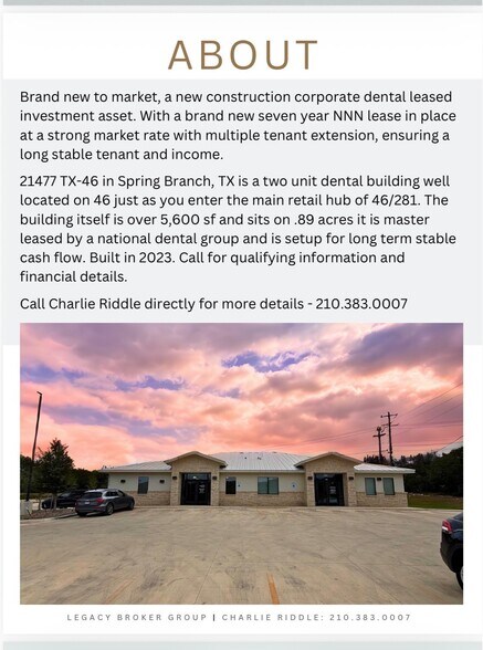 21477 Highway 46 W, Spring Branch, TX à vendre - Photo du bâtiment - Image 2 de 5