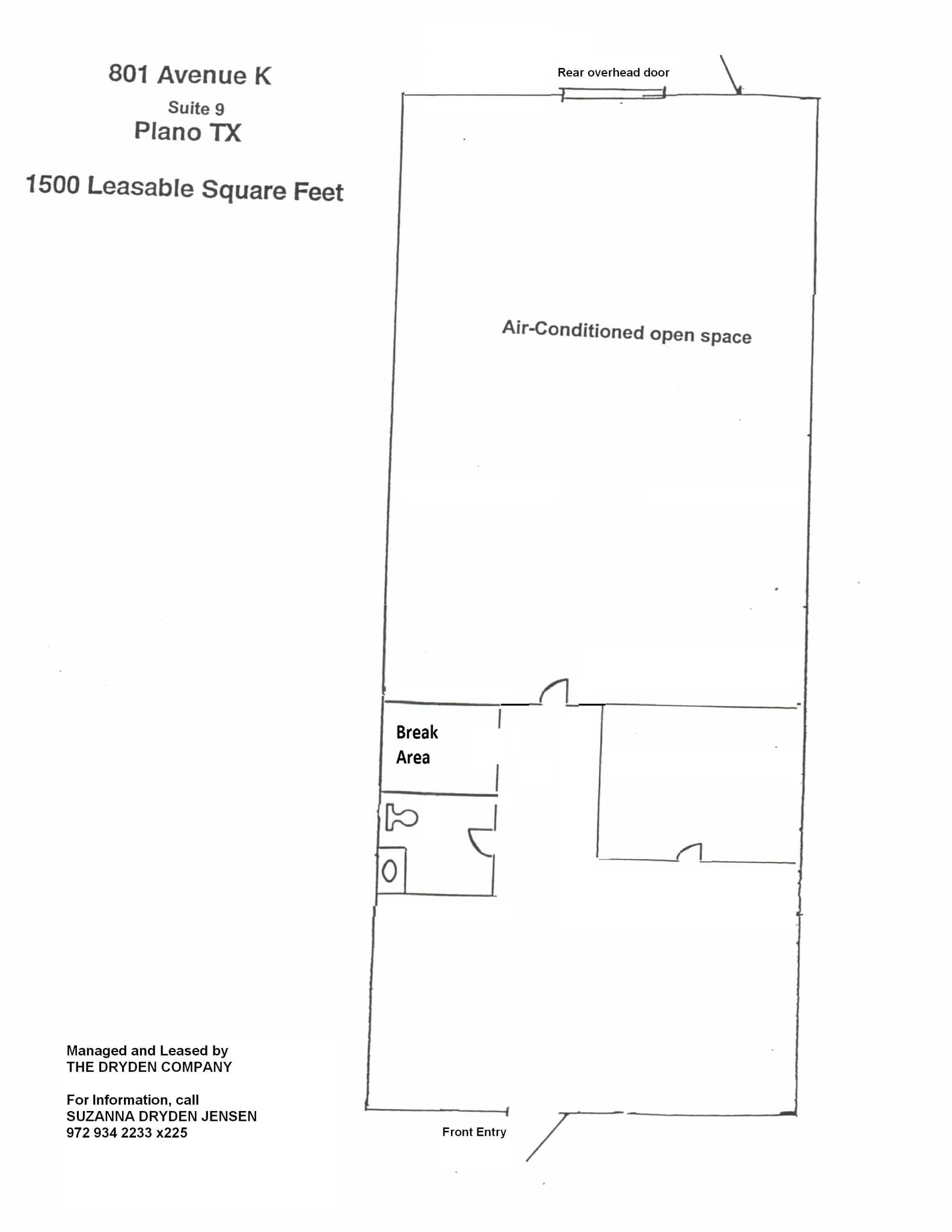 801 K Ave, Plano, TX for lease Floor Plan- Image 1 of 1